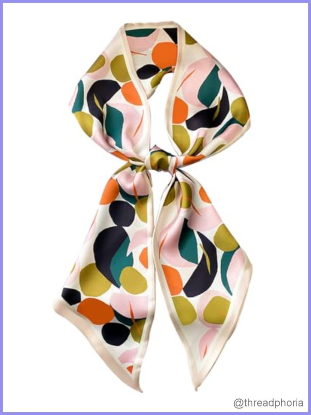 Silk Feel Satin Hair Scarf Women Headscarf Wrap Neck Scarf Lightweight